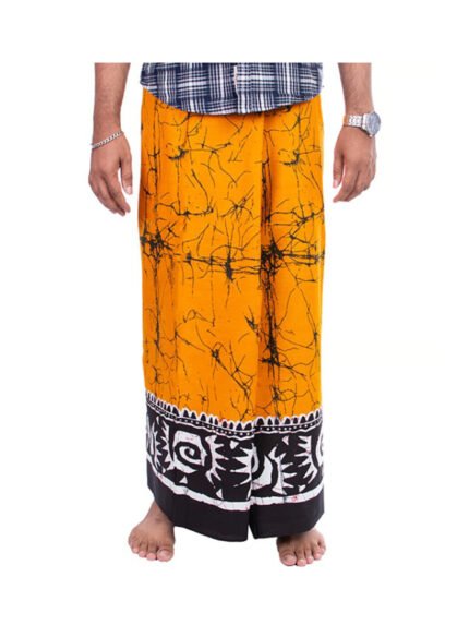 Khaki AND BLACK MIXED BATIK SARONG