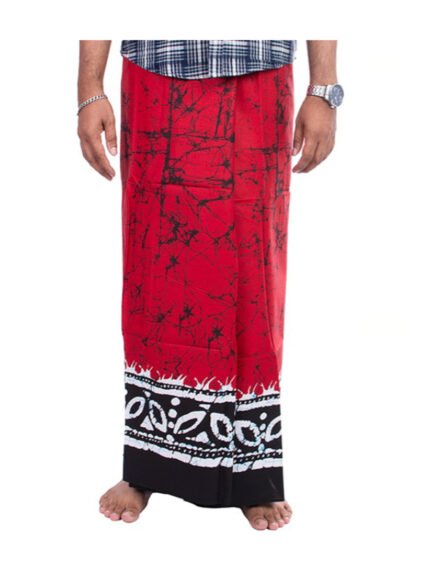 Red AND BLACK MIXED BATIK SARONG